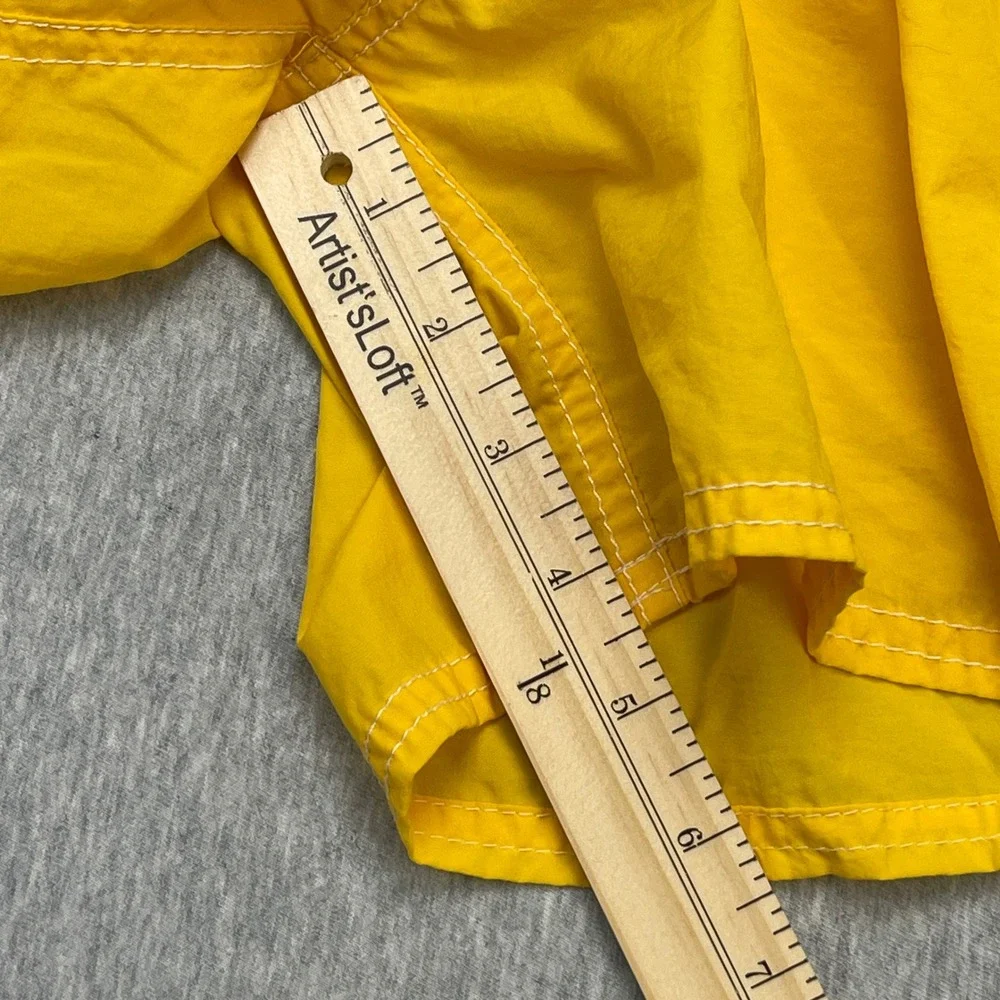 Body Glove Mens Yellow Nylon Swim Trunks Cargo Pocket Mesh Lined Large BG169MS